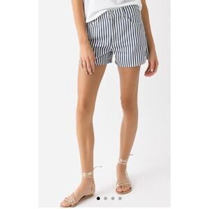 EUC Frame Denim Le Vintage Relaxed Shorts Blue White Stripe Women’s 27